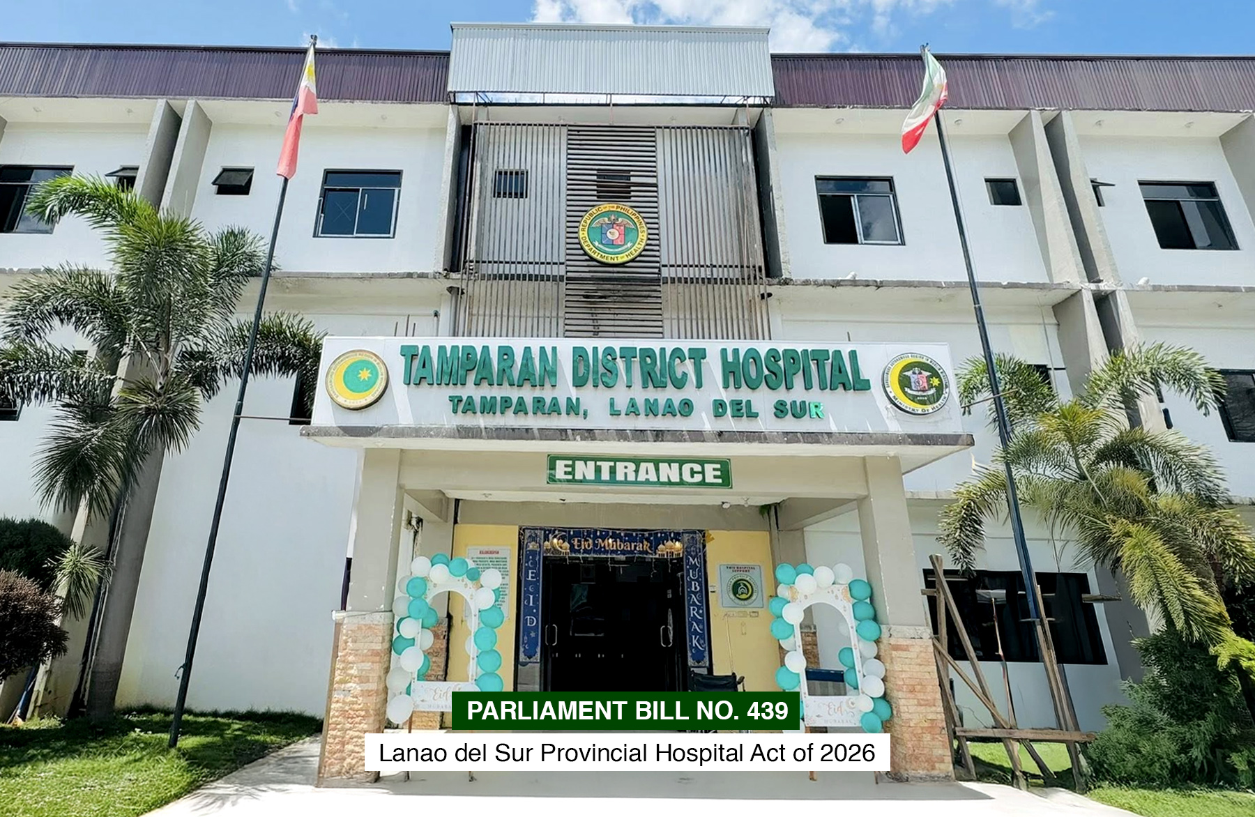 Tamparan Provincial Hospital hospital building
